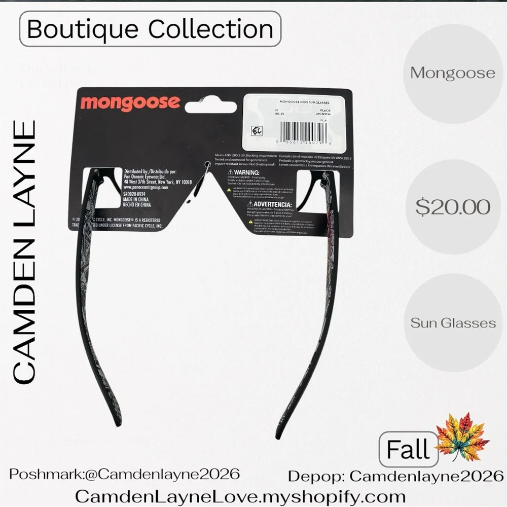 Mongoose Blue Sunglasses